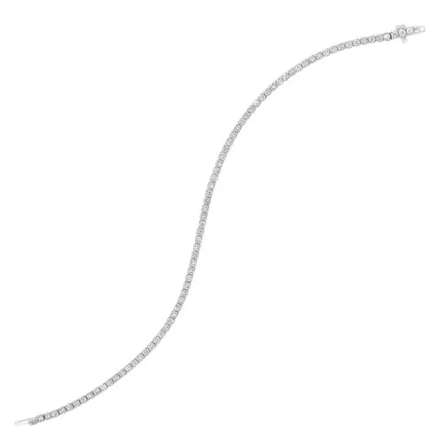 14K White Gold Diamond Tennis Bracelet (1 ct. tw.)