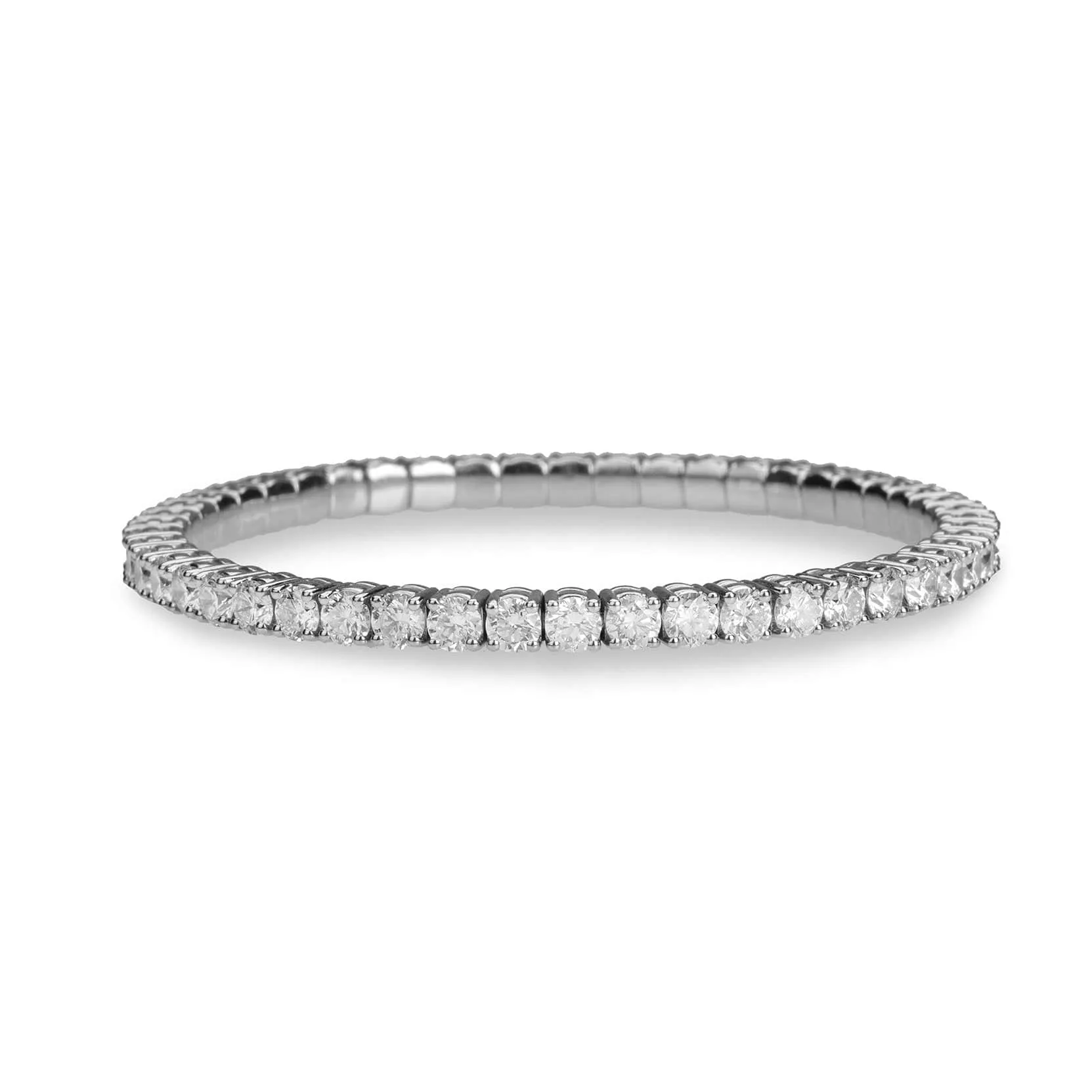 6.0 Carats Round Diamond Bracelet