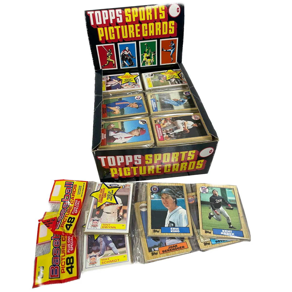 Vintage 1987 Topps Baseball Trading Cards