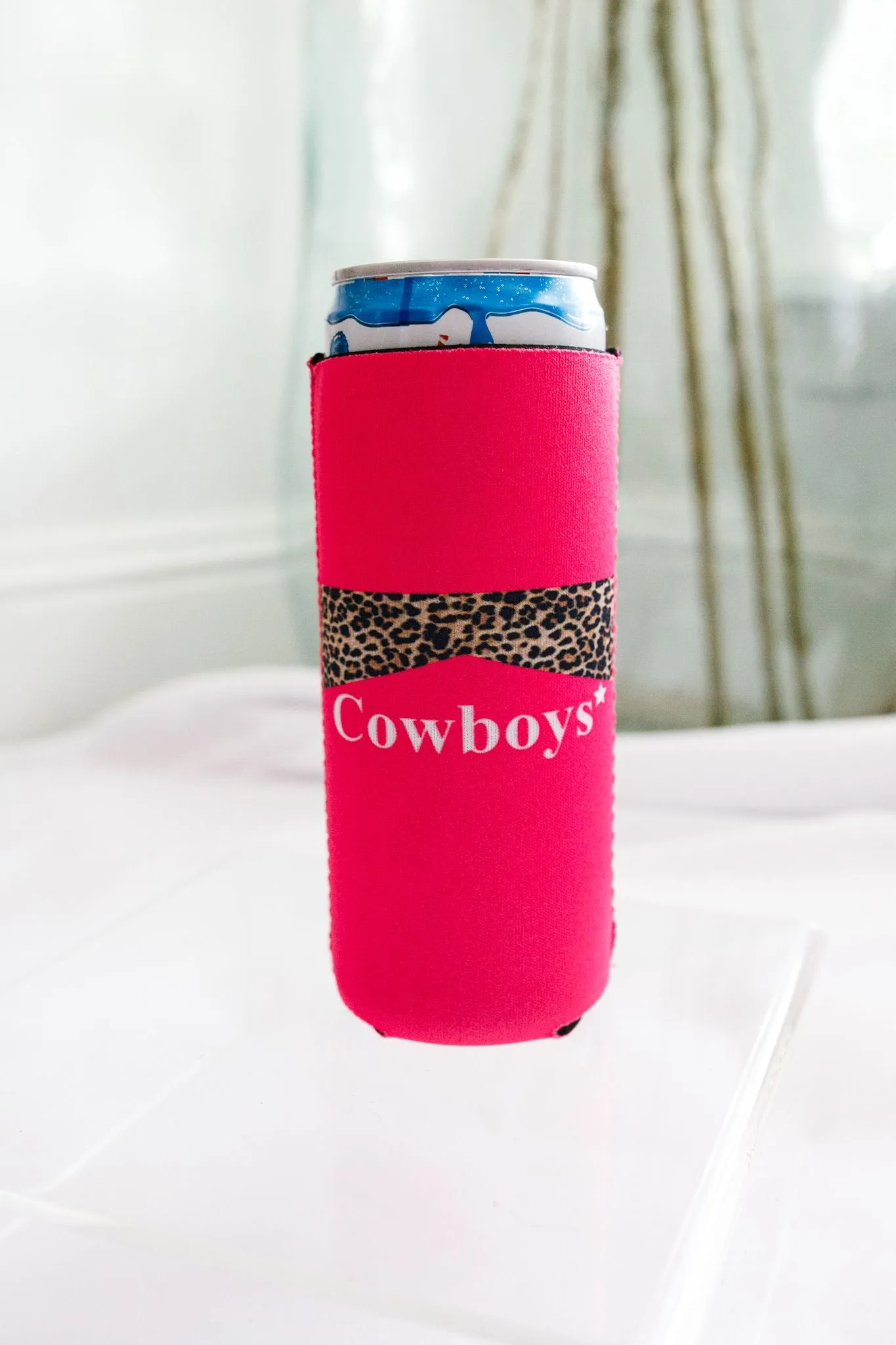 Tall 2-Pack Pink Cowboys + Cowgirls Coozie