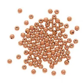 200 pcs of Copper Round 4mm Beads