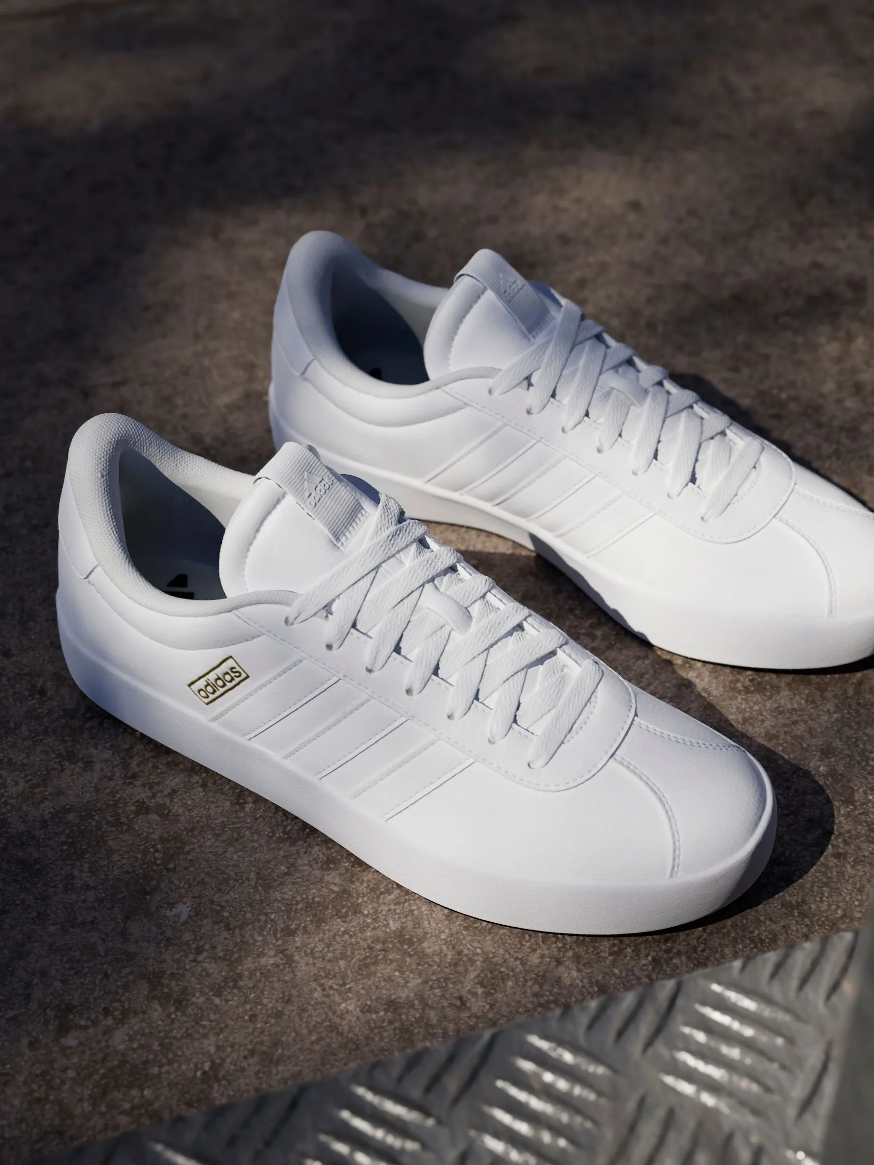 adidas White VL Court 3.0 Trainers