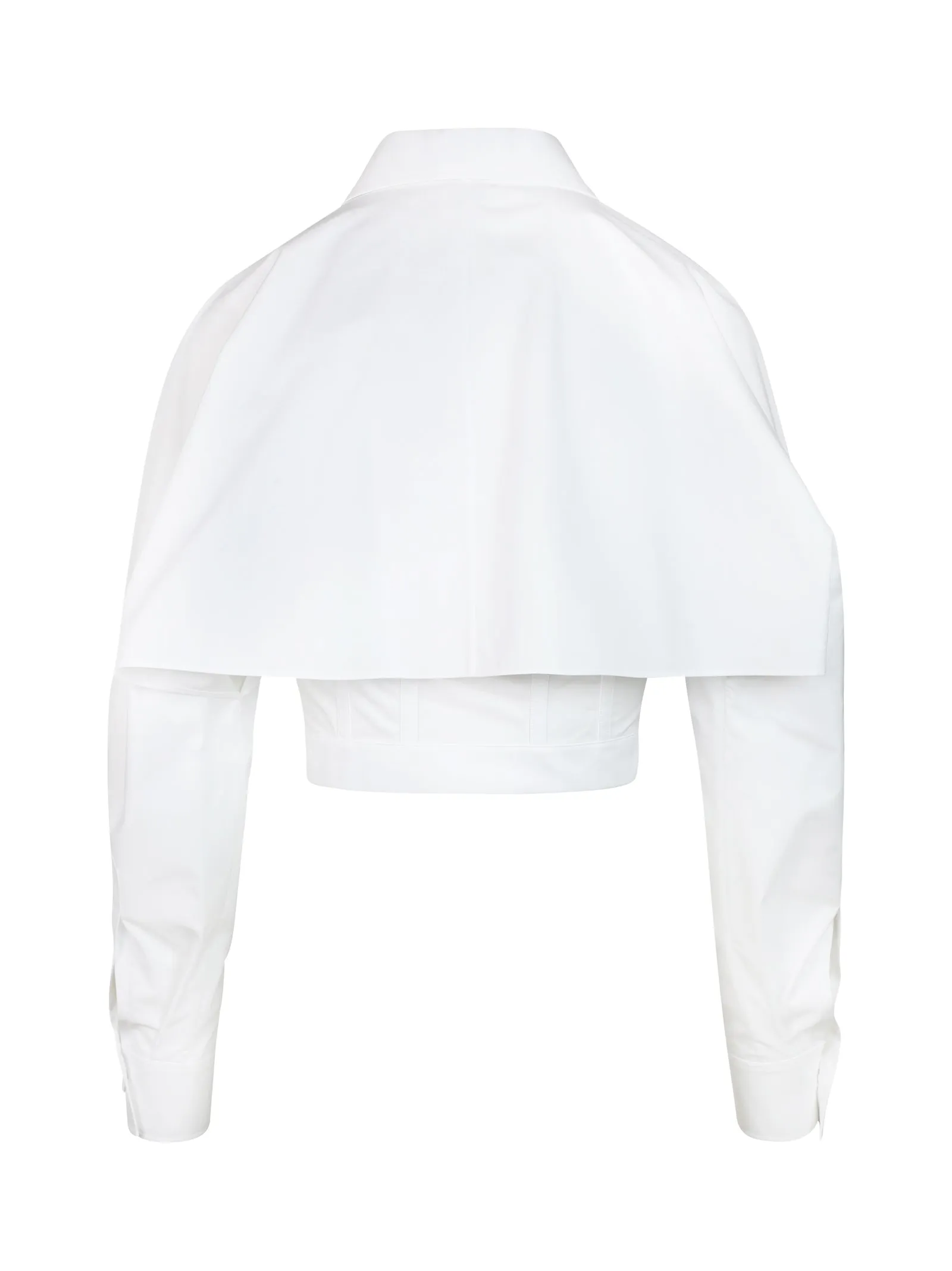 Alexander McQueen Cropped Hybrid Shirt