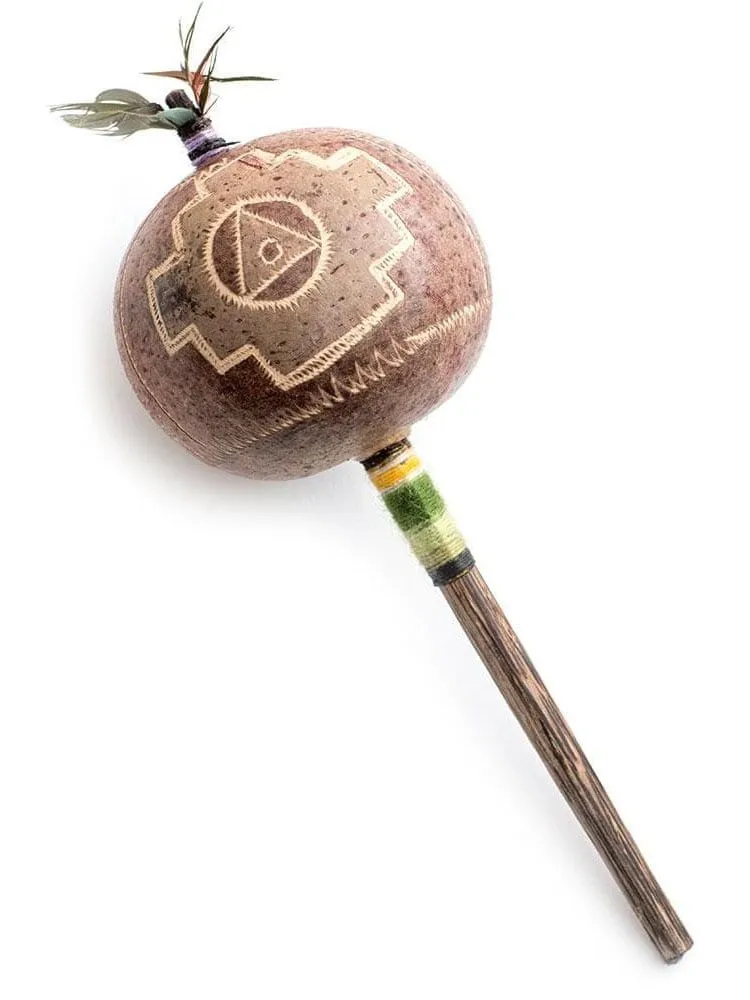 Peruvian Amazon Gourd Rattle Set - Chakana Duo