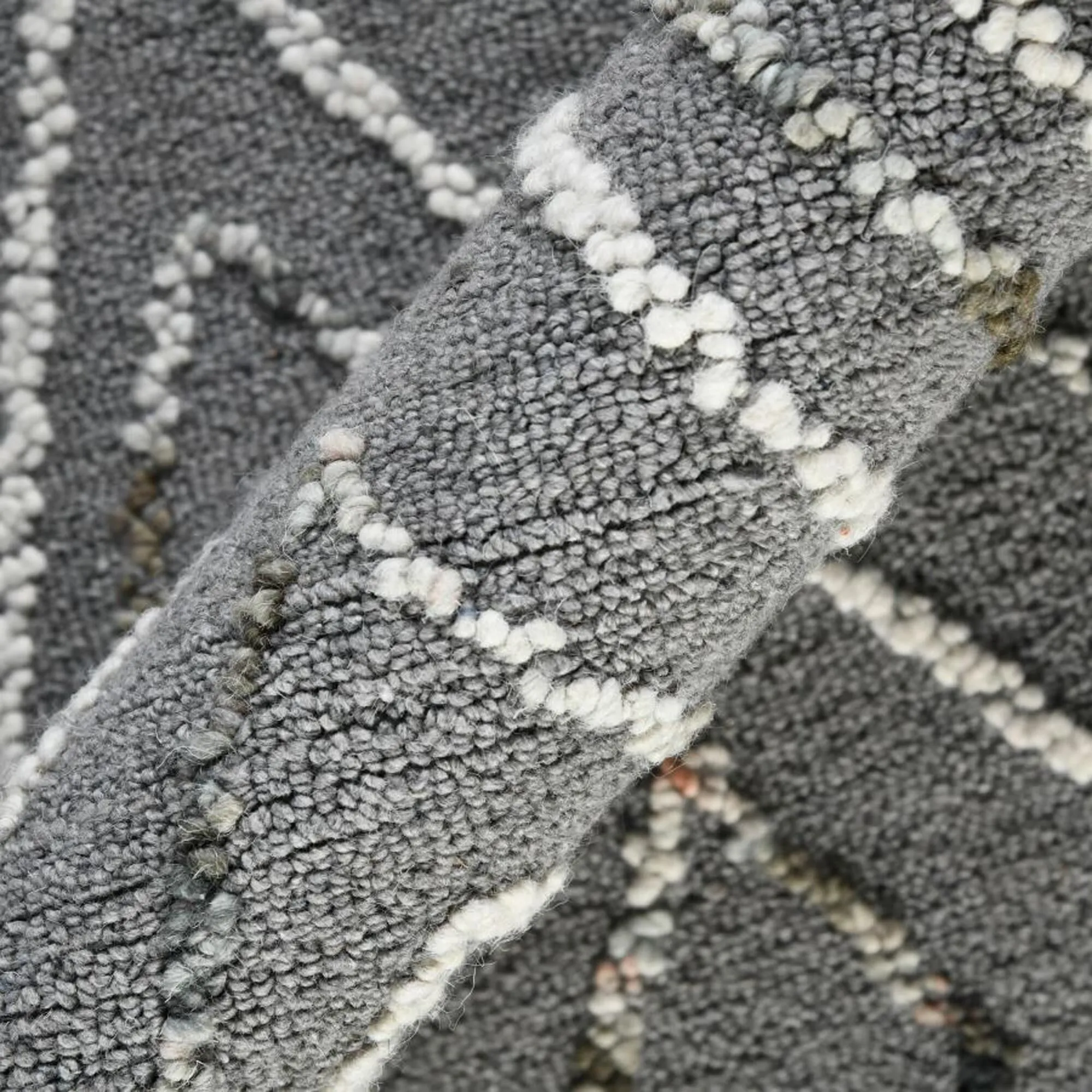 Amer Rugs Berlin BER-8  9' x 13' Dark Gray Area Rug