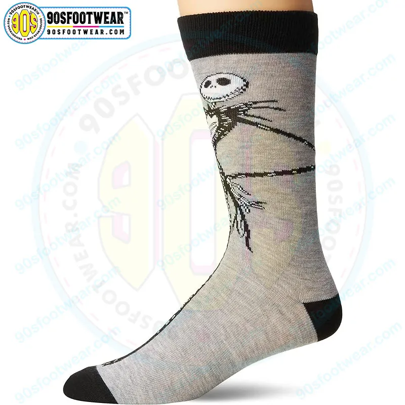 Assorted Grey Disney Nightmare Before Christmas Socks for Adults and Kids