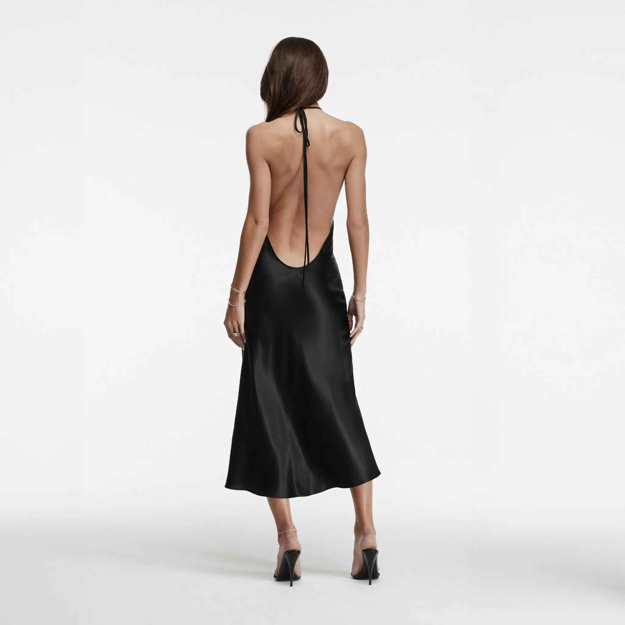 Form-Fitting Midi Dress