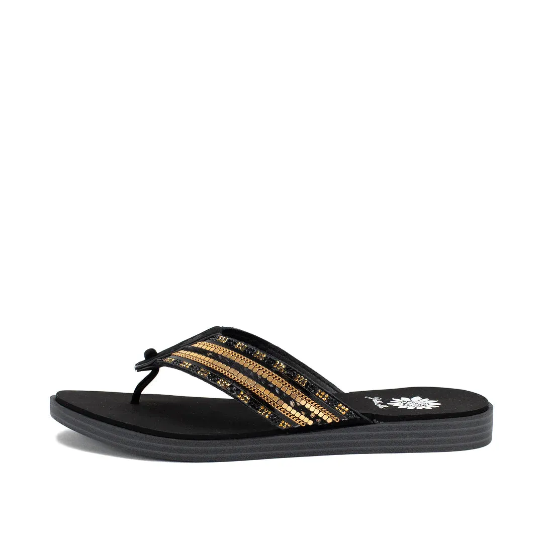 Black Flip Flop Sandals