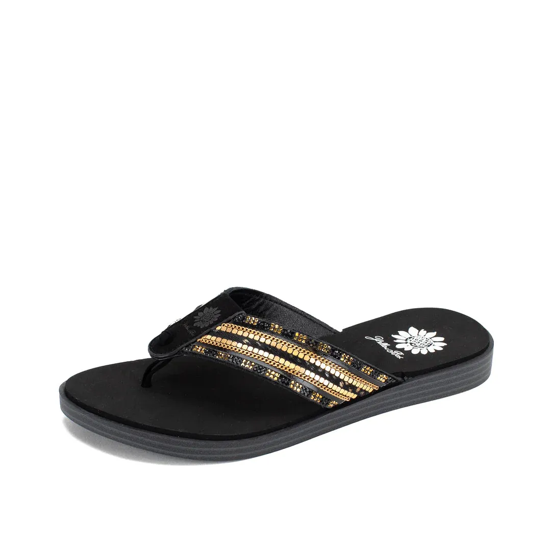 Black Flip Flop Sandals