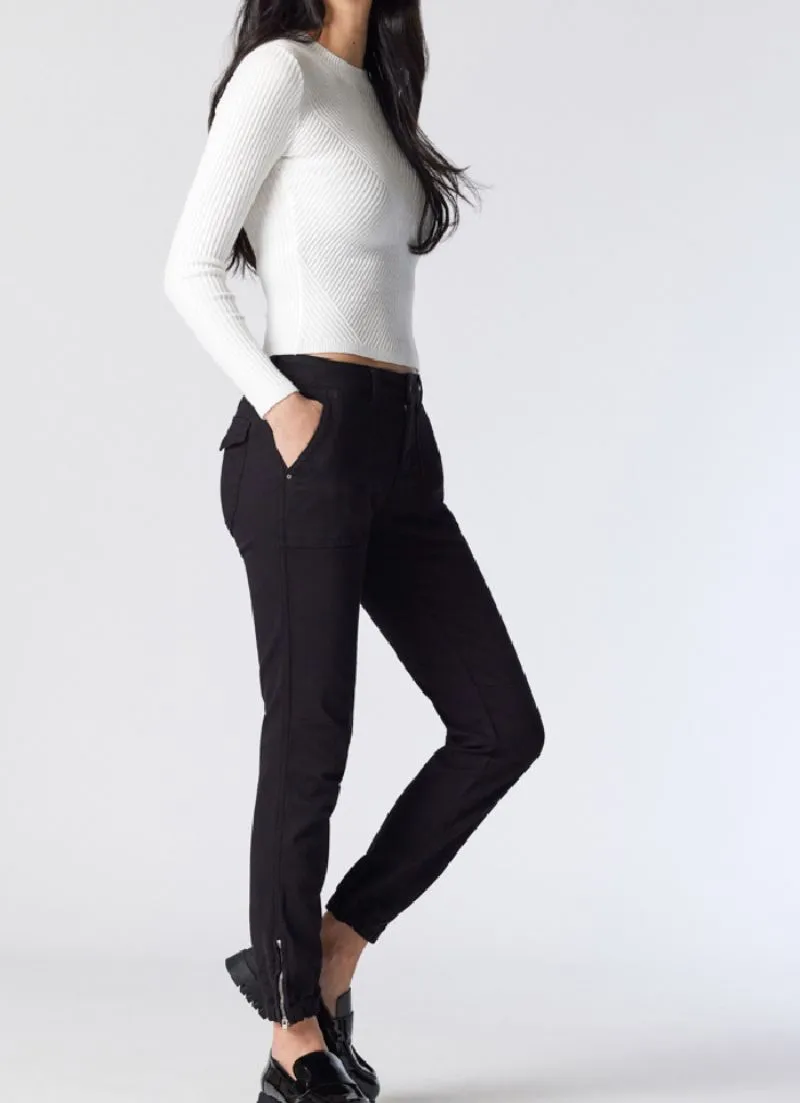 Ivy Black Twill Pants