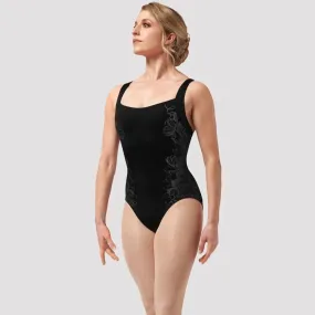 Black Lace Scoop Neck Leotard by Bloch