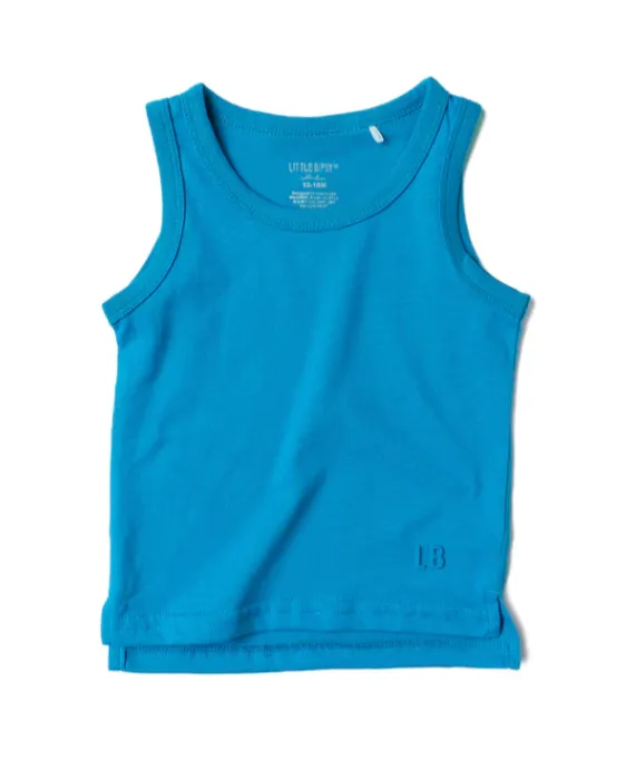 Electric Blue Elevated Tank Top by Little Bipsy