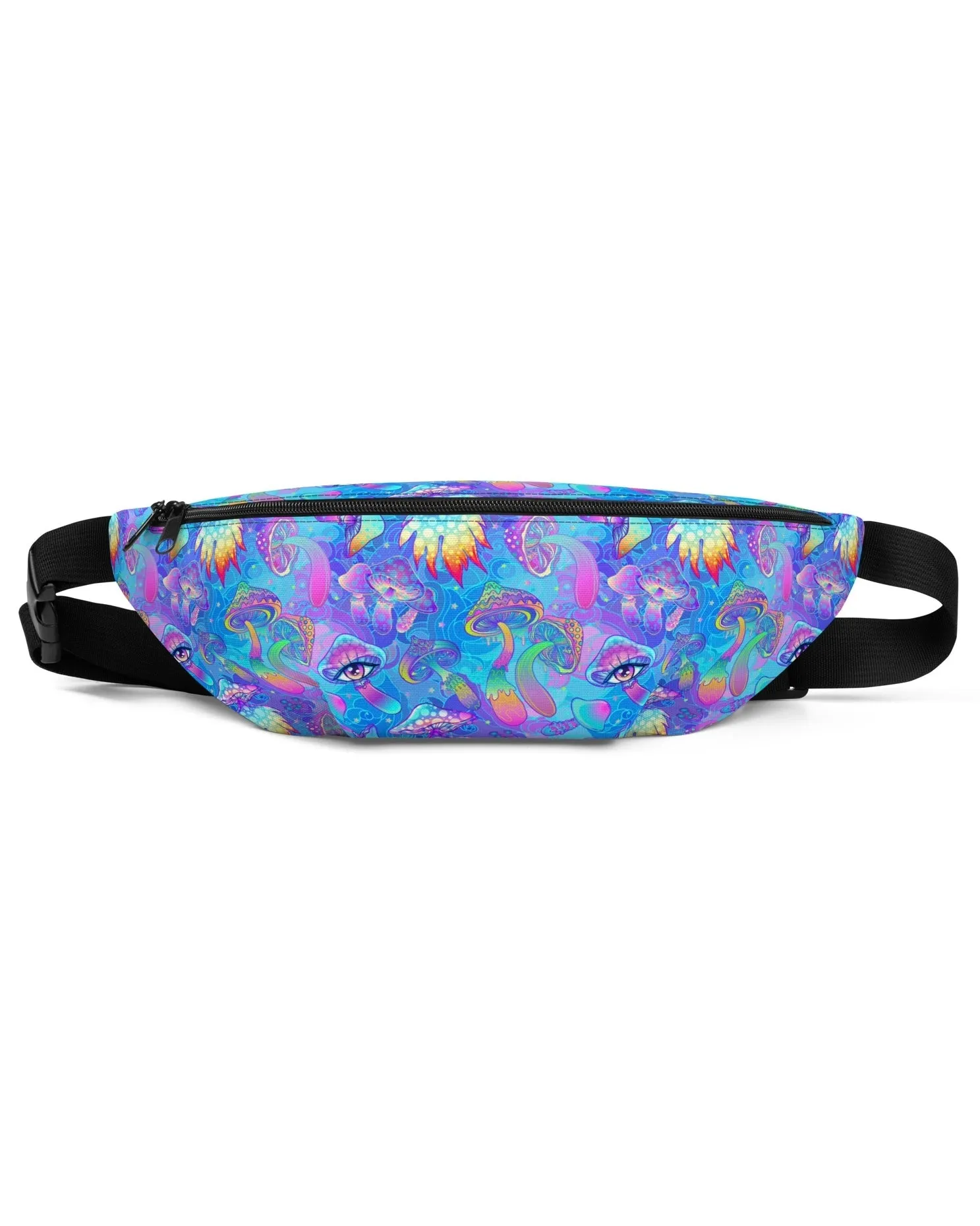 Shroomin Blue Fanny Pack