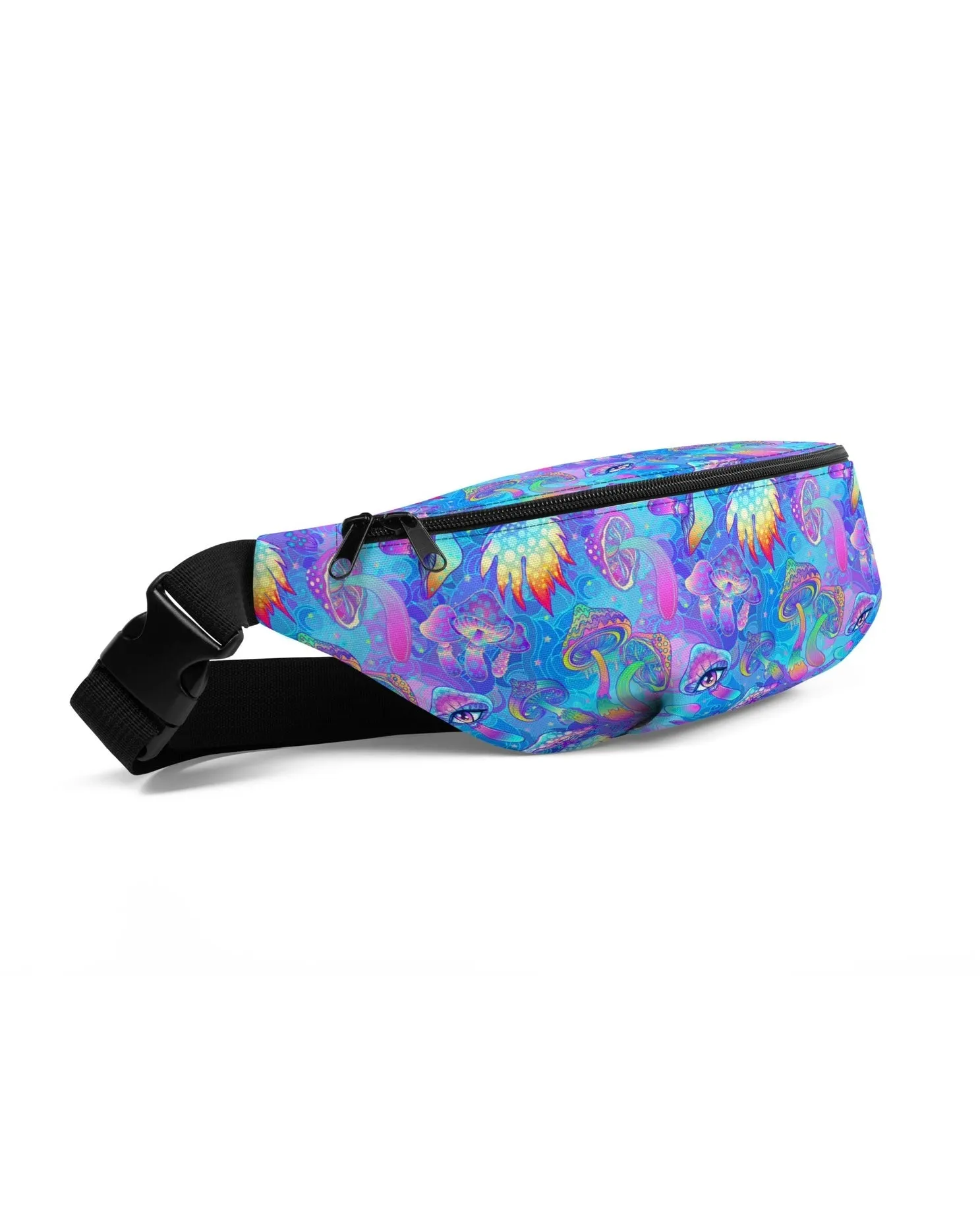 Shroomin Blue Fanny Pack