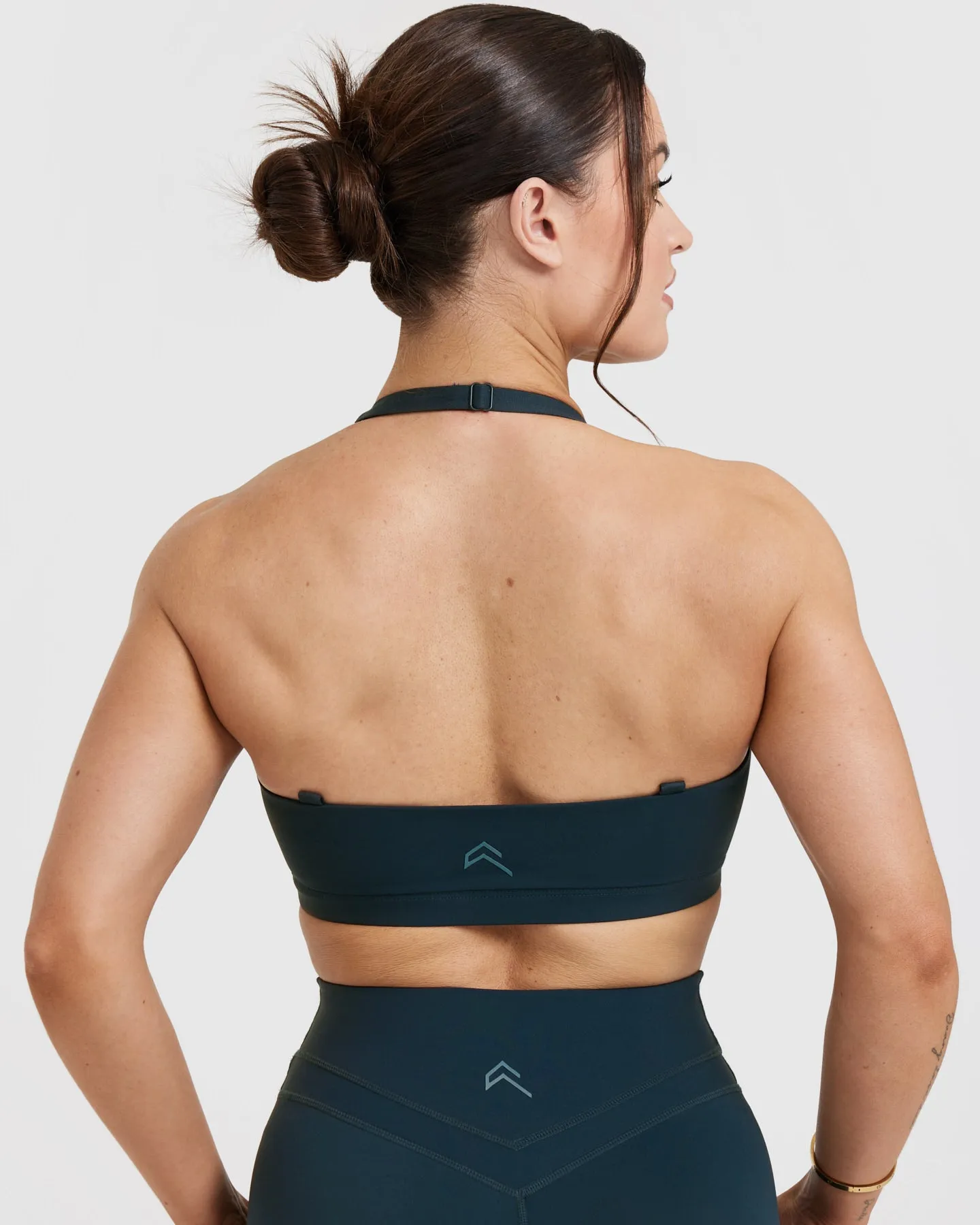 Oil Blue Unified Twist Sports Bra