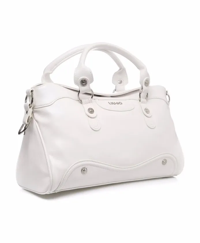 LIU JO Women's BETTER ESC M Off White Hobo Bag 26x20x10cm