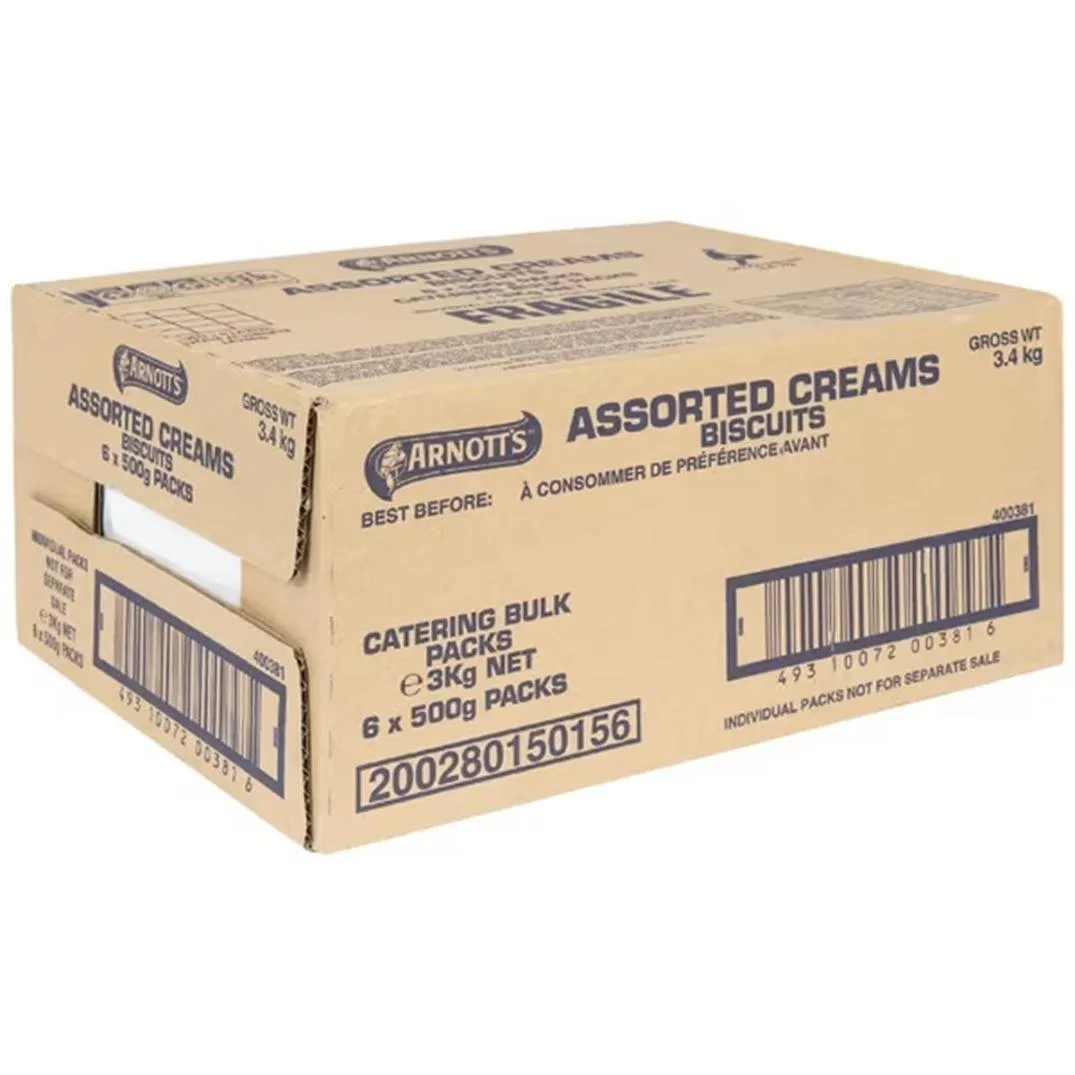 Bulk Box Arnotts Biscuits Assorted Creams