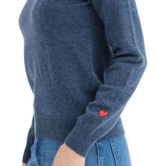 Casual Style Unisex Wool Street Style V-Neck Long Sleeves