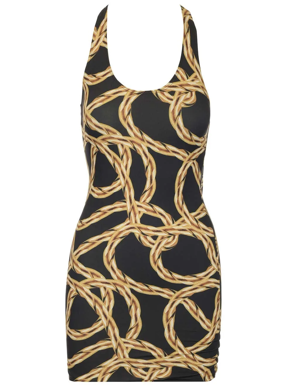 Vetements Racerback Chain Print Dress