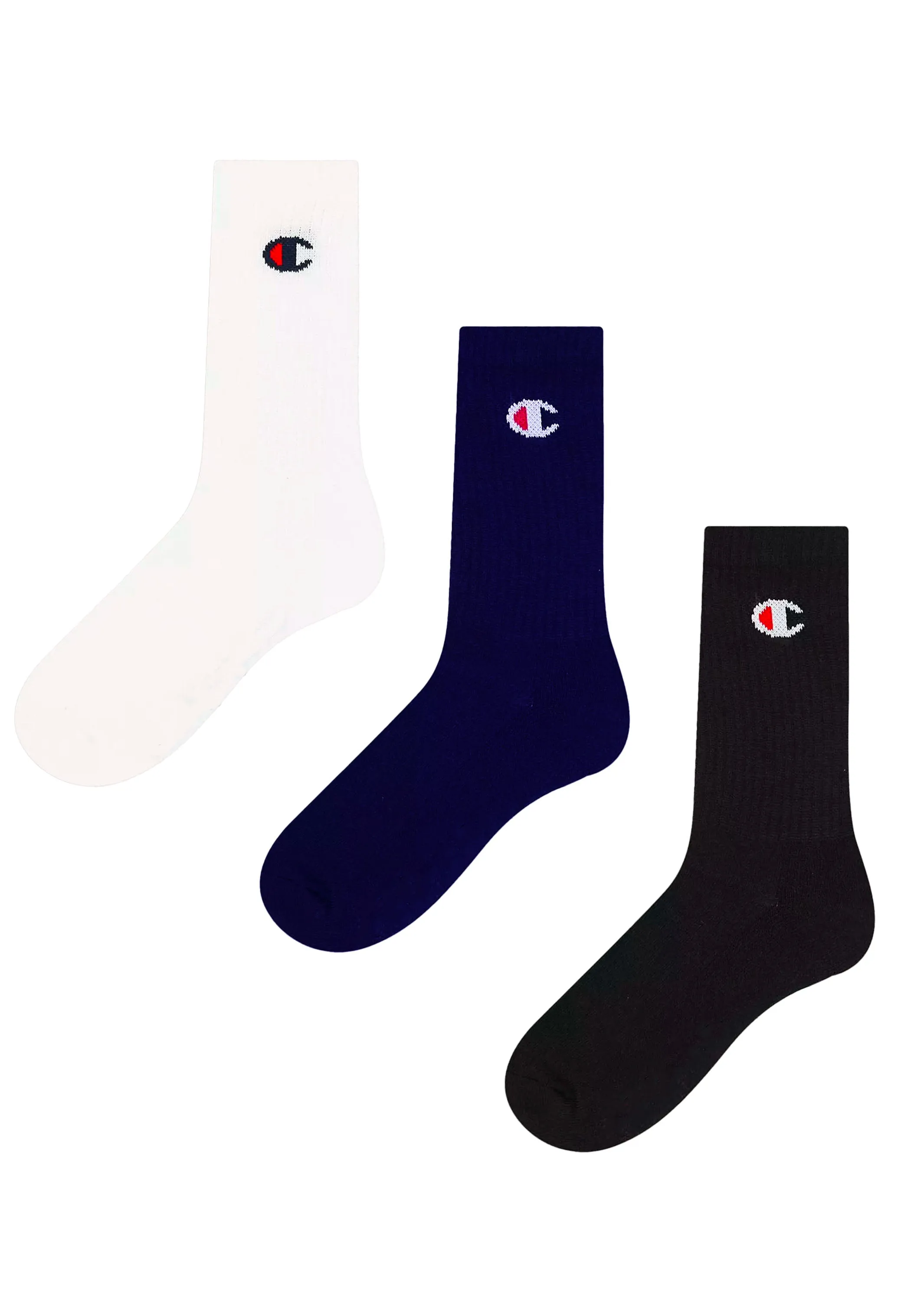 Champion Multicolor 3-Pack Crew Socks SXQE3N 09K