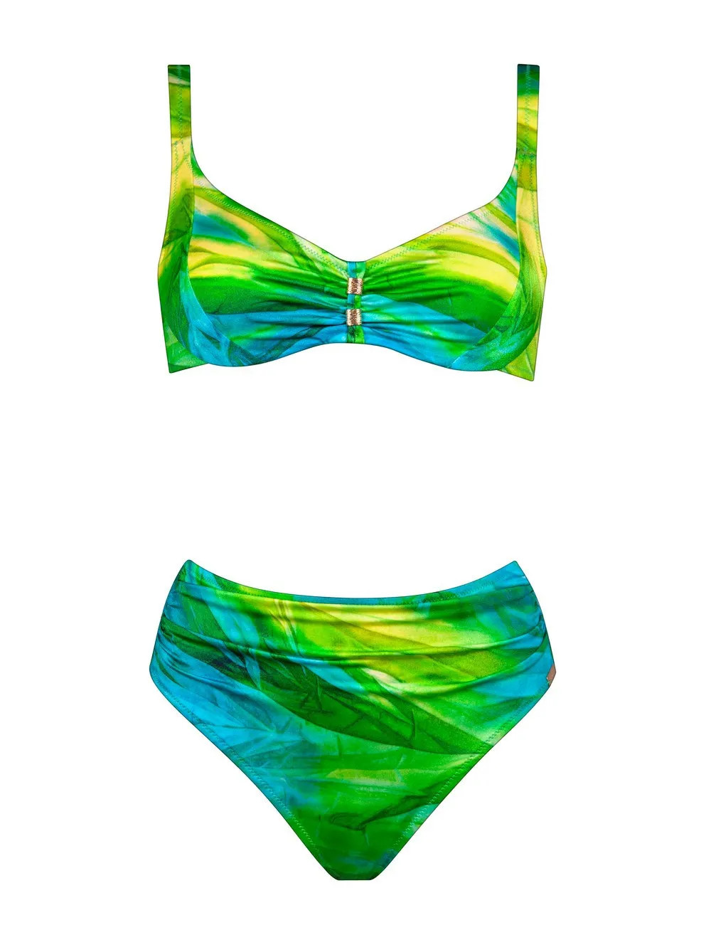 Turquoise Fantasy Two-Piece Swimsuit 2120 by Charmline