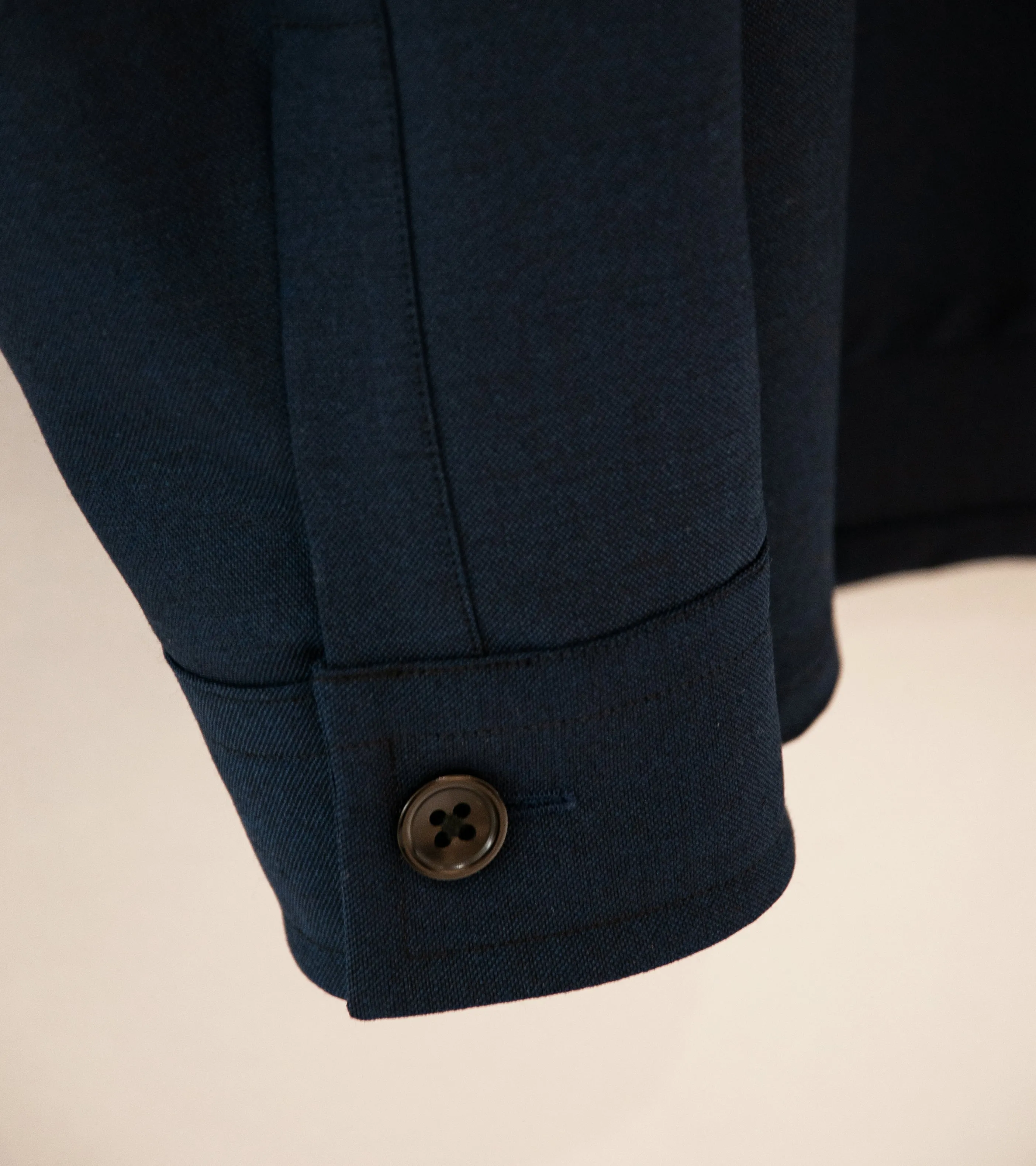 C'H'C'M' 'Work Shirt' in Navy Technical Wool