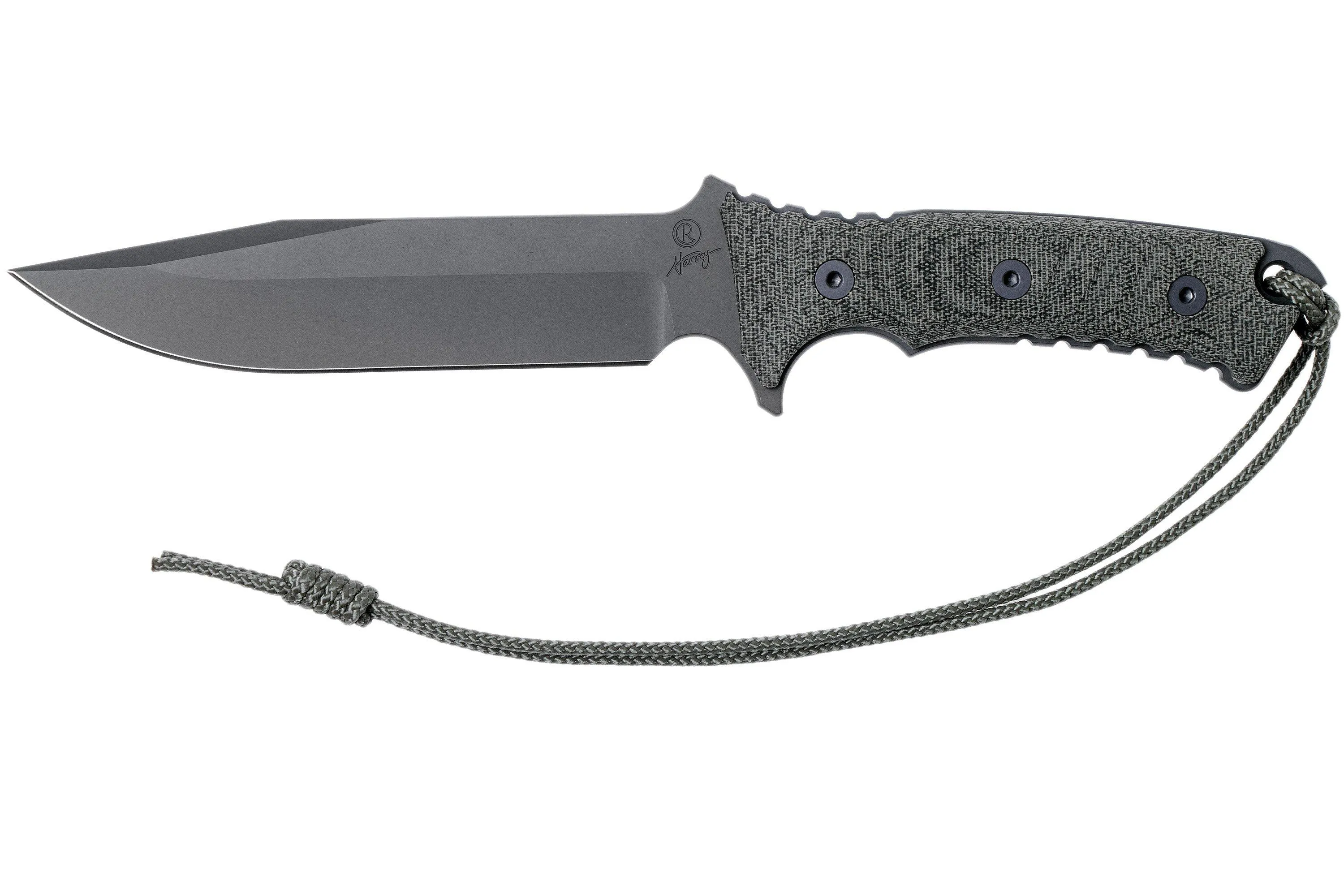 Chris Reeve Pacific Black PAC-1000 survival knife, non serrated