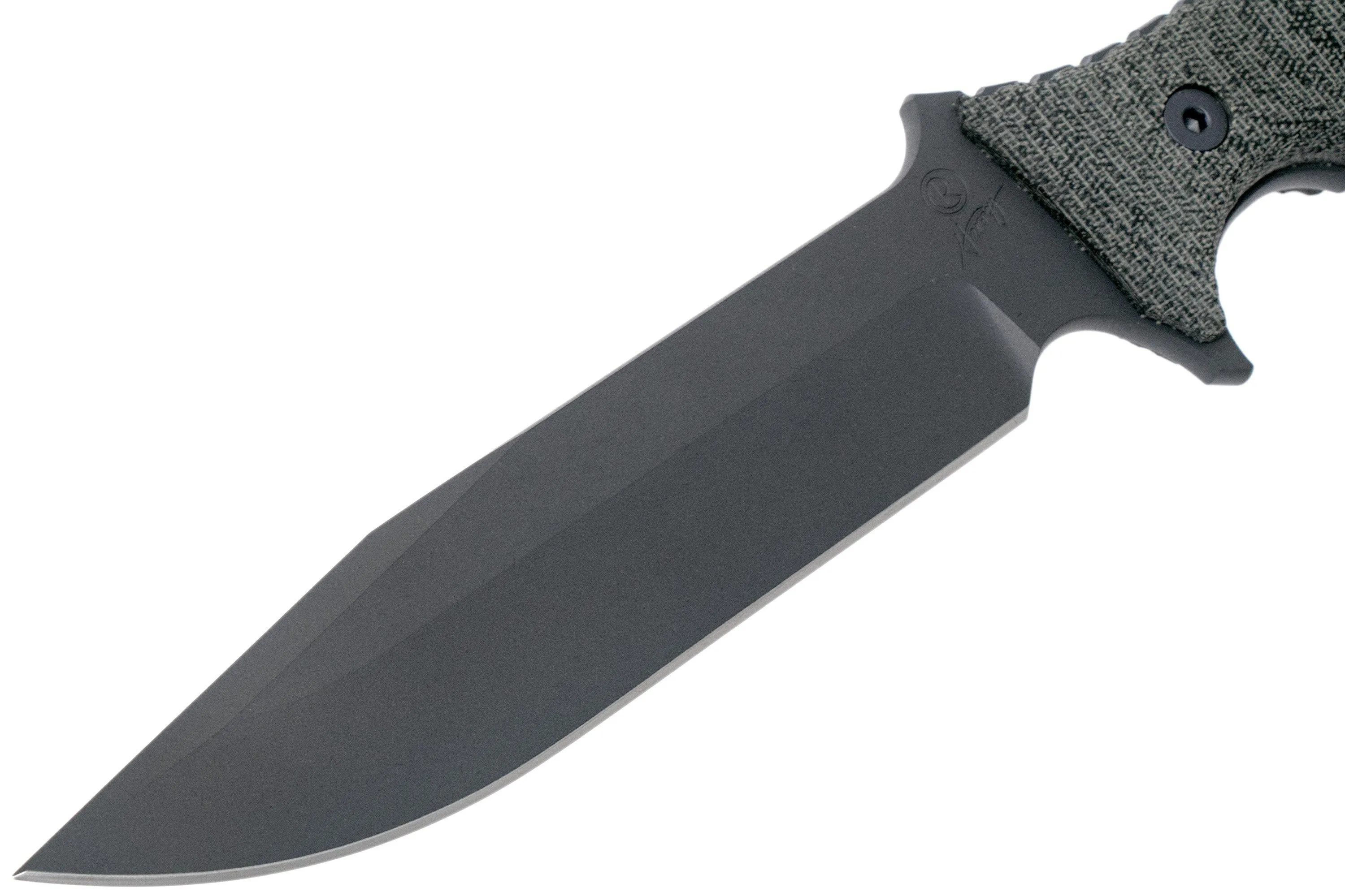 Chris Reeve Pacific Black PAC-1000 survival knife, non serrated