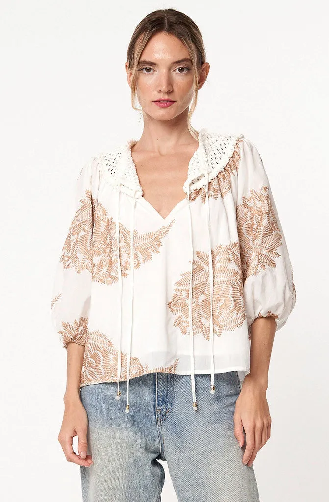 CIEBON Embroidered Top