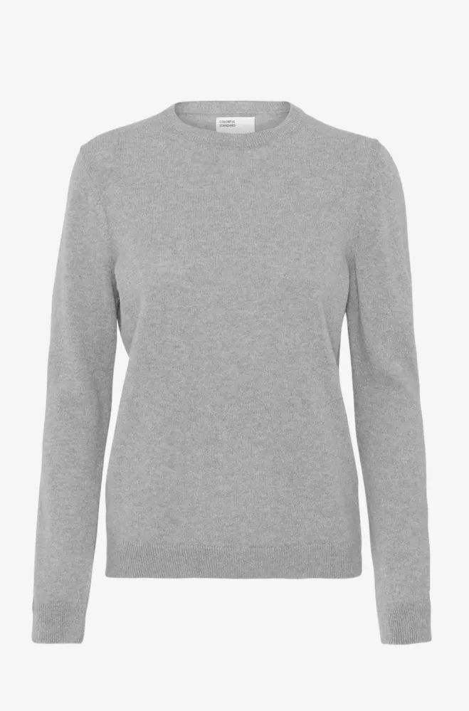 Colorful Standard Light Merino Crew Neck Jumper Heather Grey