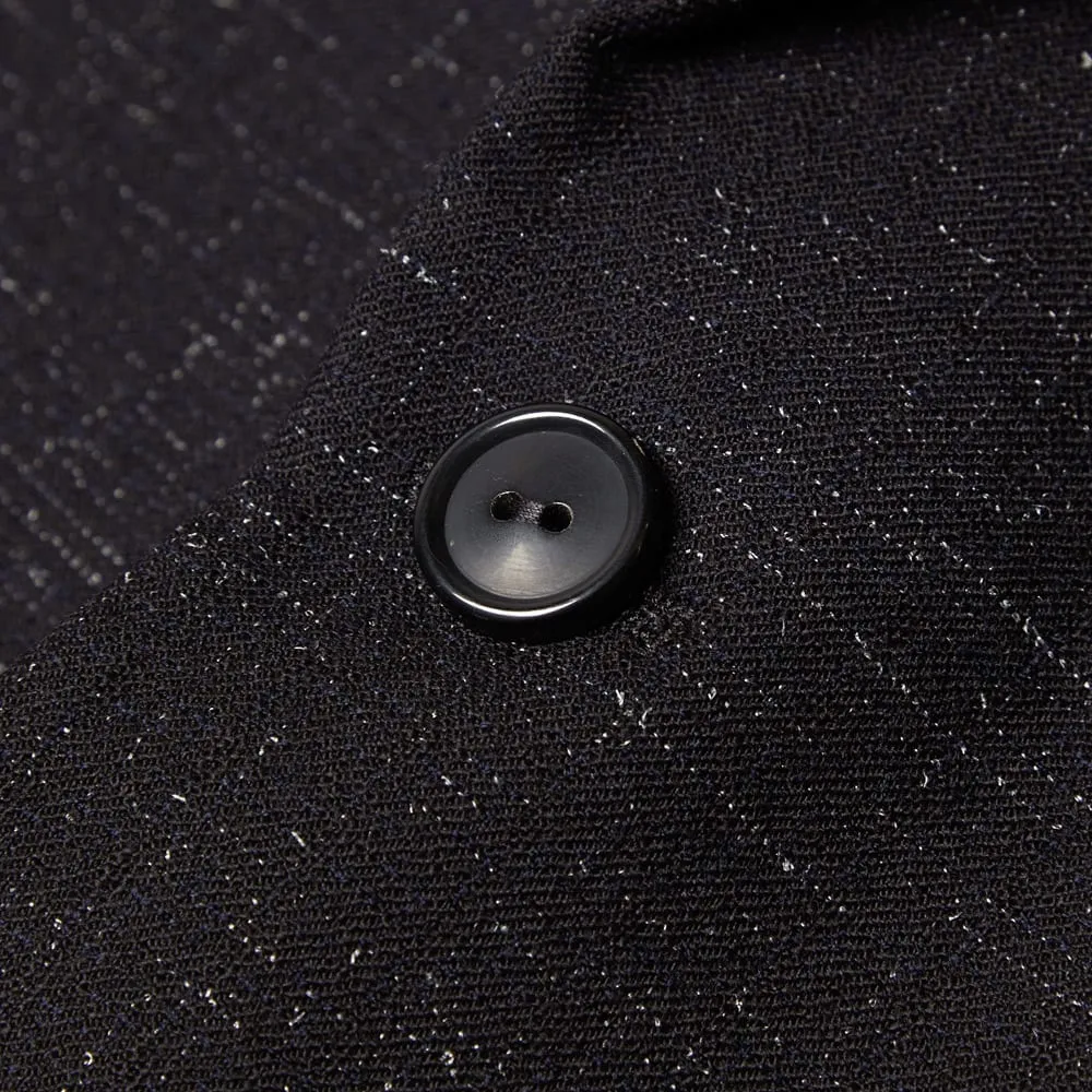 Our Legacy Control Blazer Black Metallic Wool