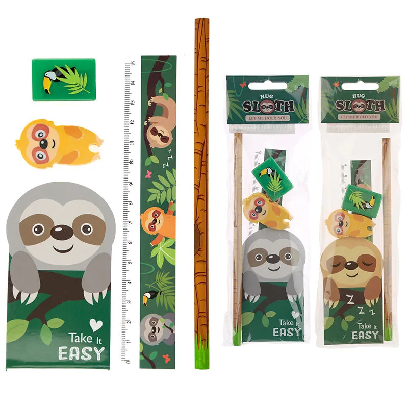 Sloth Design Cute Stationery Set STA83