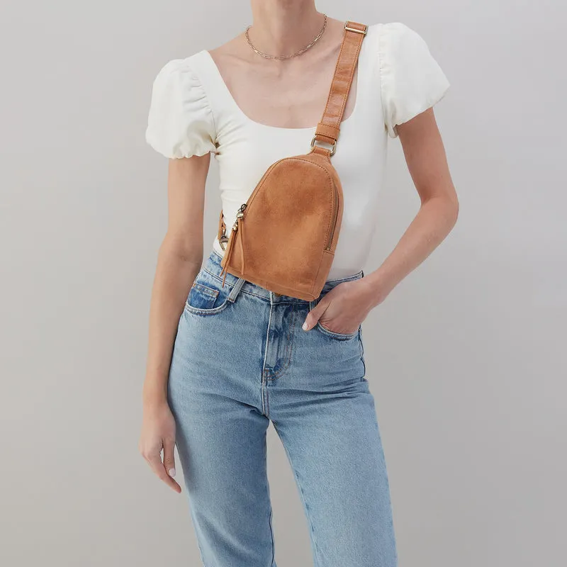 Darcy Taupe Double Crossbody Hobo Bag