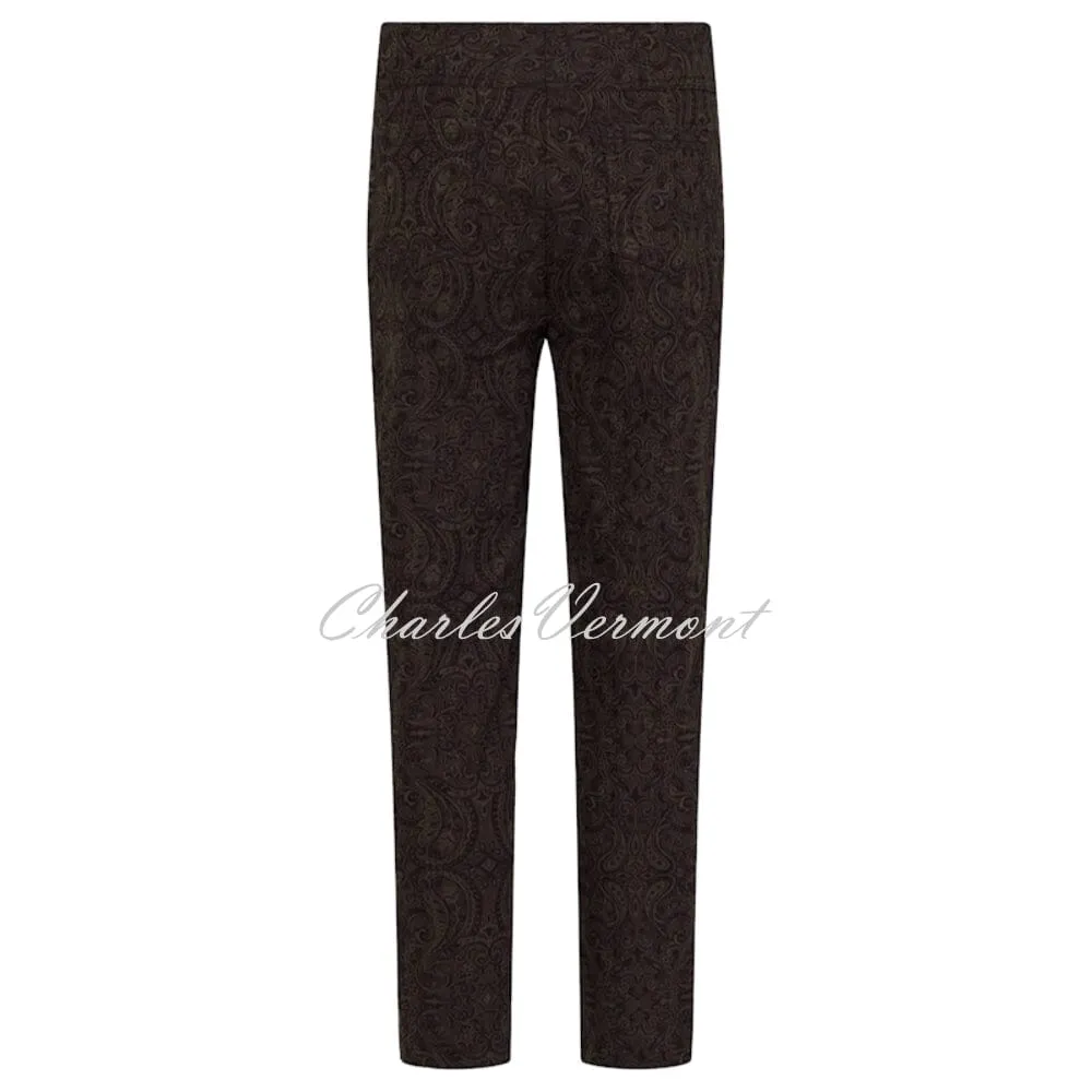 Trendy Robell Bella 09 Dark Brown Trouser