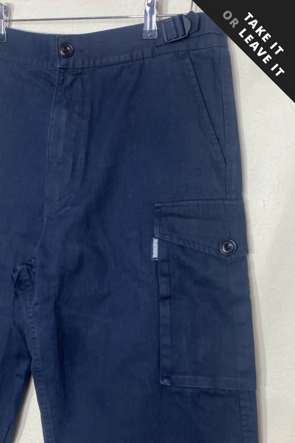 Dark Navy Cargo Pants, Size 34, Length 27.5