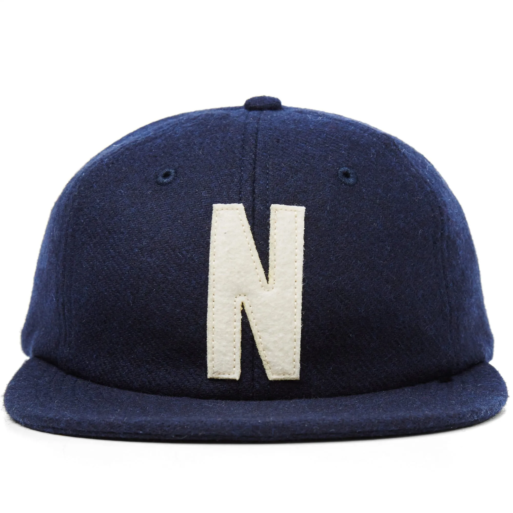 Norse Projects Dark Navy Wool 6 Panel Flat Cap