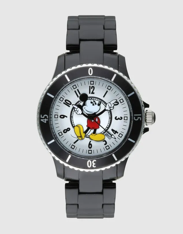 Mickey Mouse Black/White Sport Watch