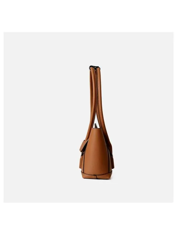 Dodi Hobo Clutch with Flap and Cowhide Handles