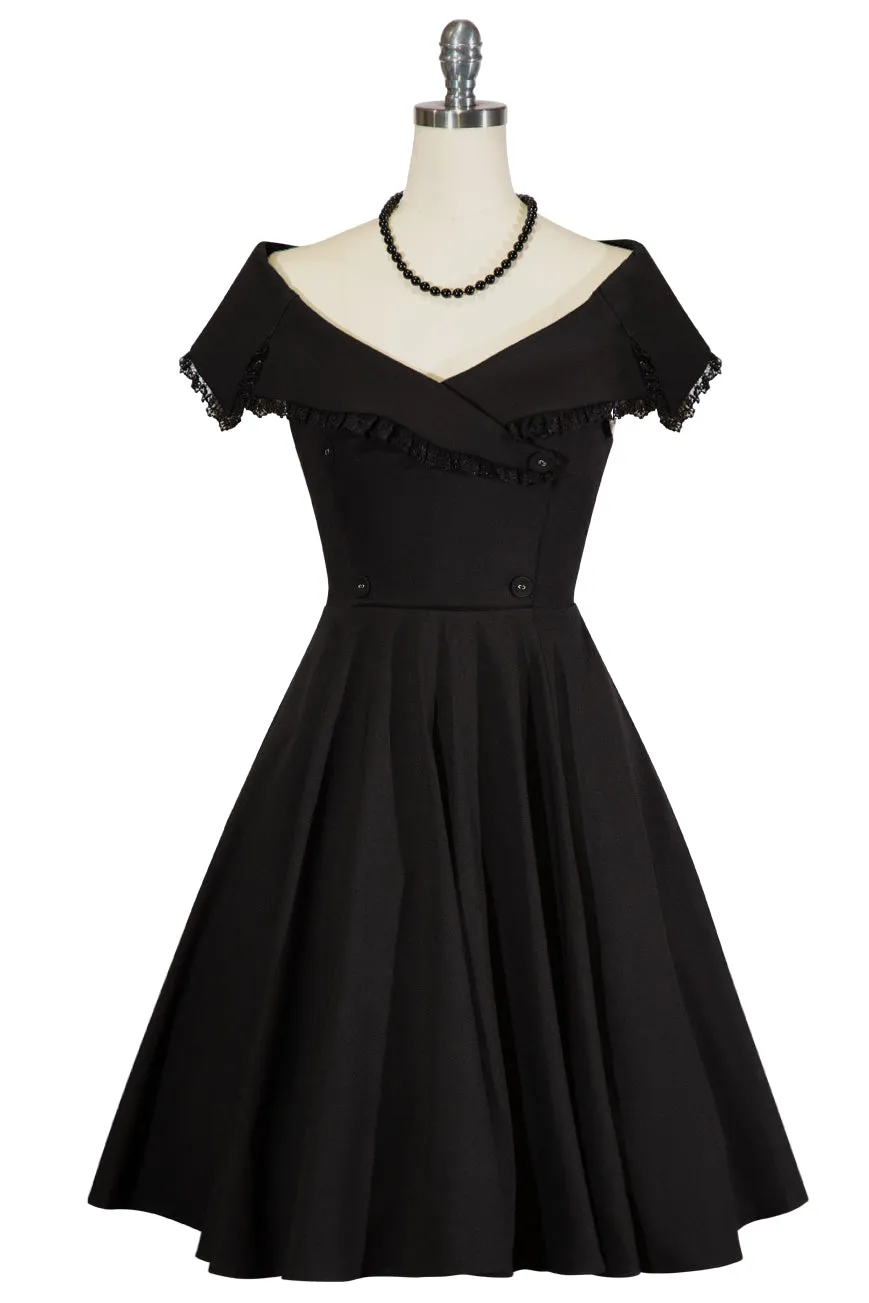 Black Collar Dress