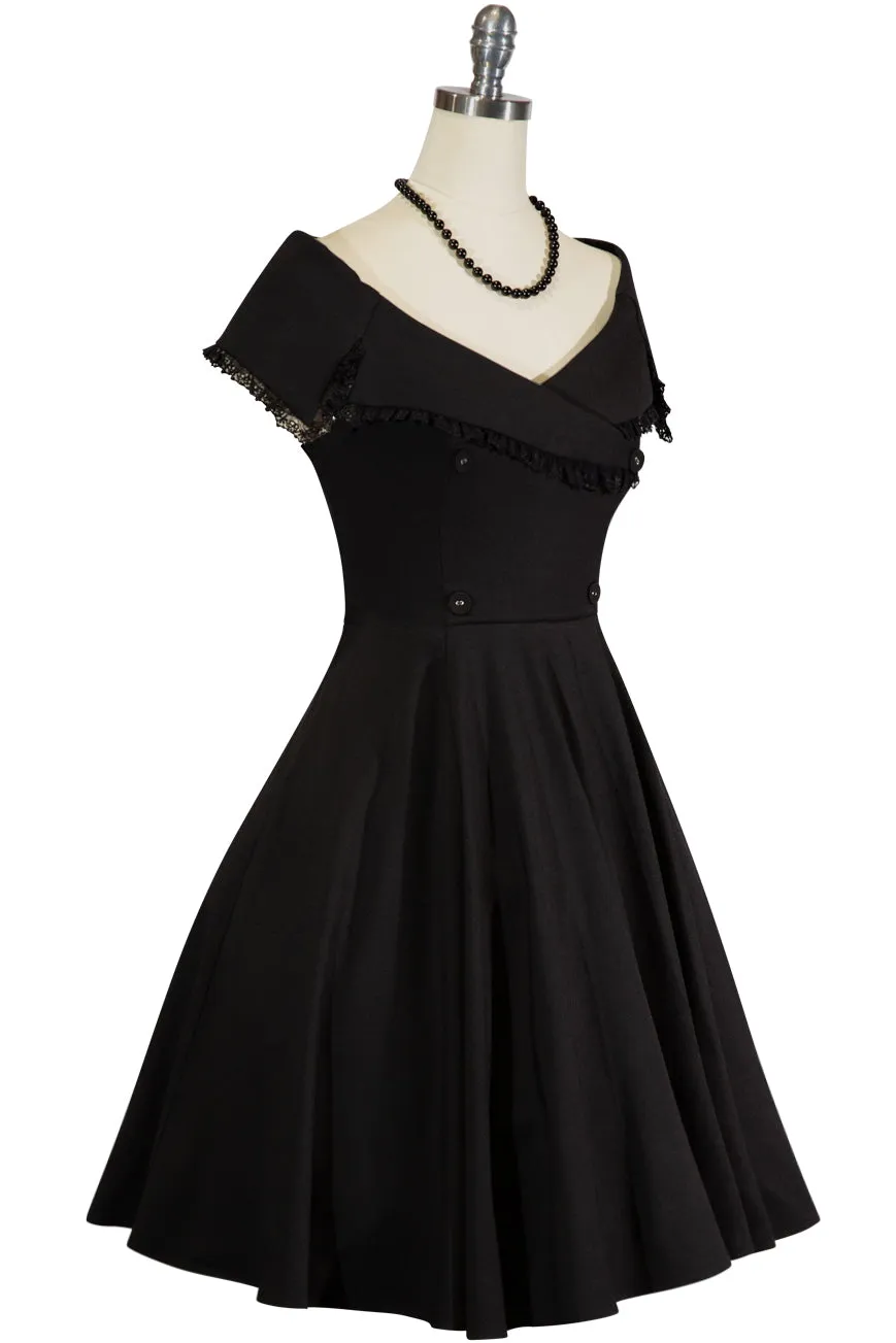 Black Collar Dress