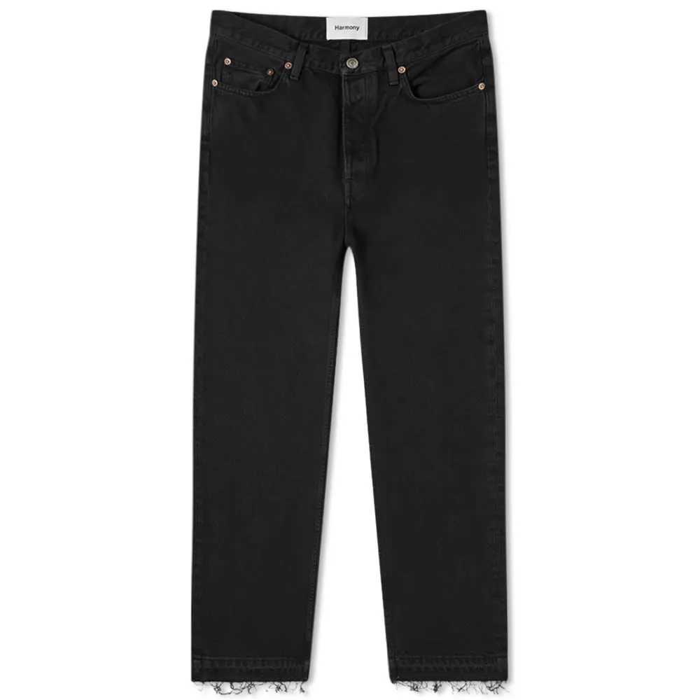 Dorian Cropped Jean Vintage Black