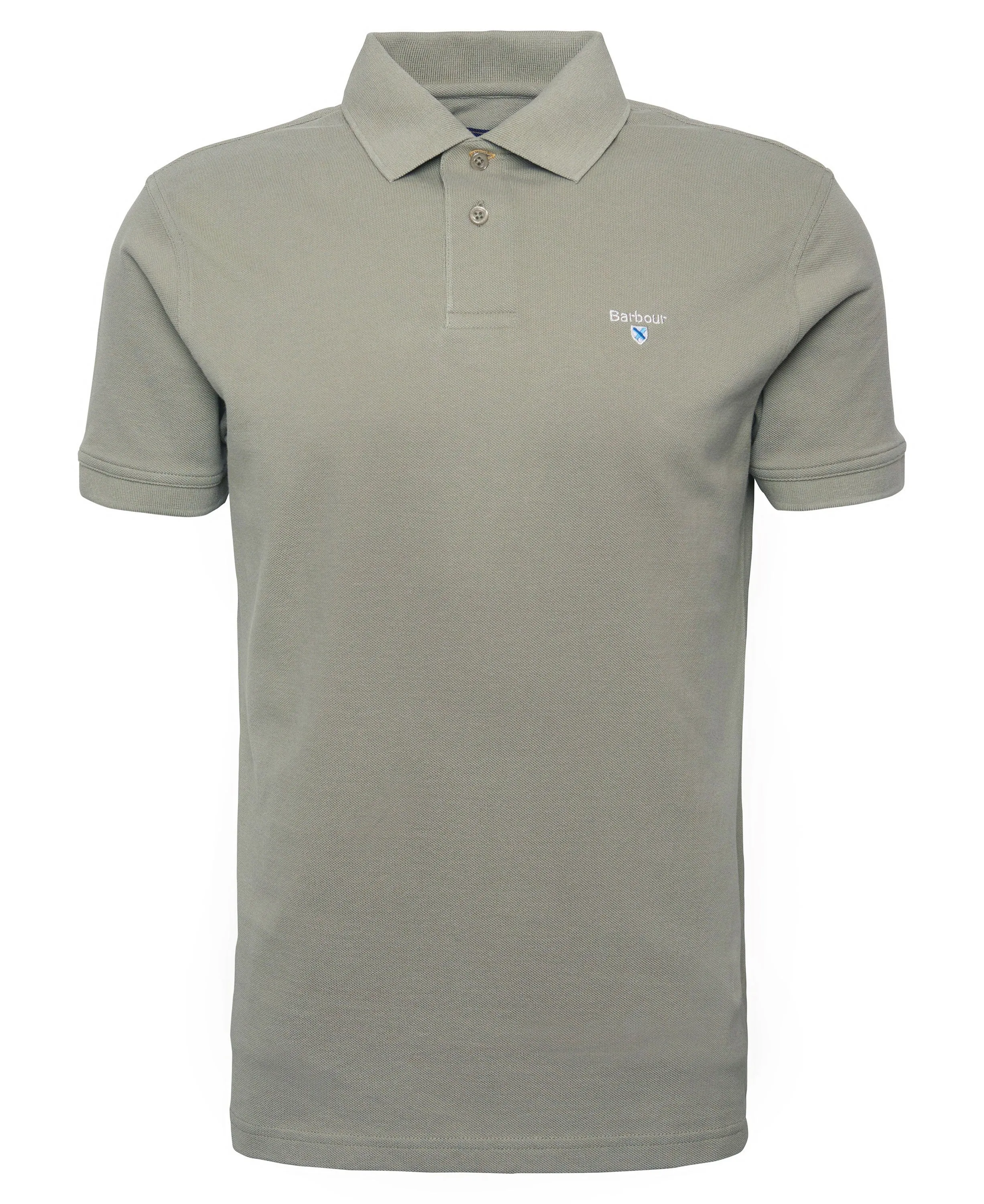 Dusty Green Sports Polo Shirt