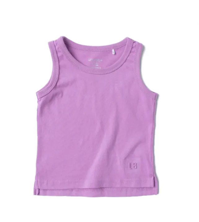 Elevated Tank Top in Electric Lilac by Little Bipsy