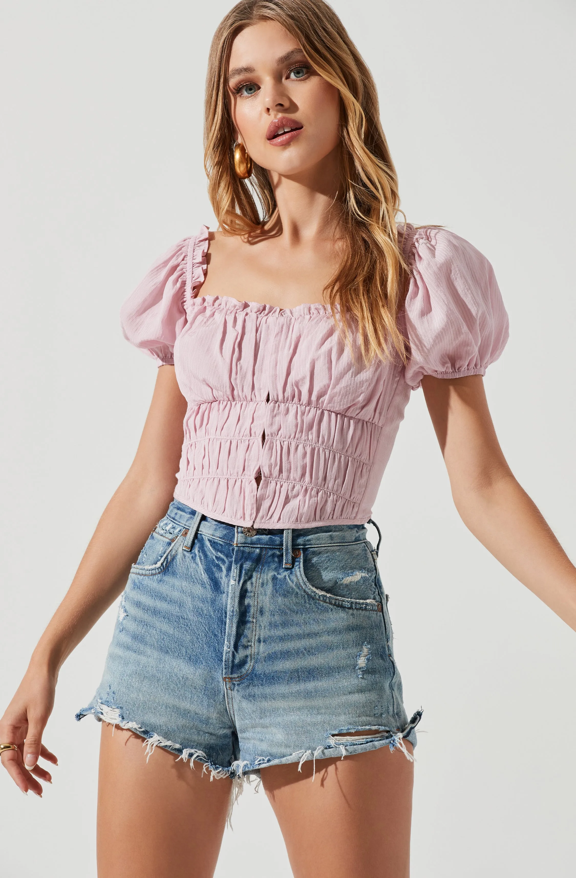 Stylish Puff Sleeve Top