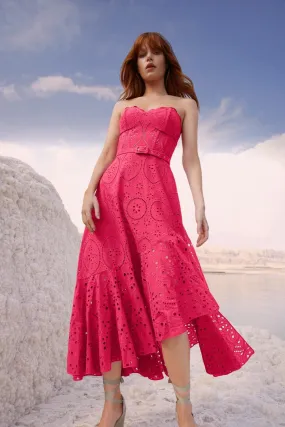 Fuschia Fruition Aurora Long Dress by Charo Ruiz