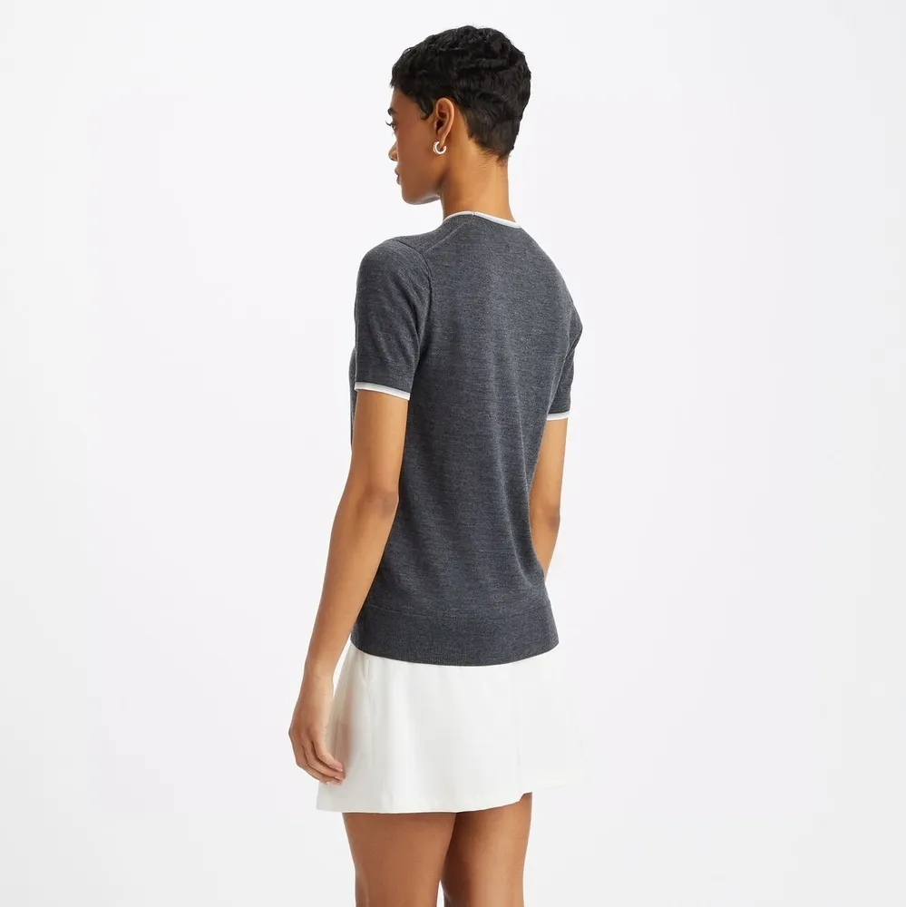 Plain Wool Casual Street Style Short Sleeves Logo