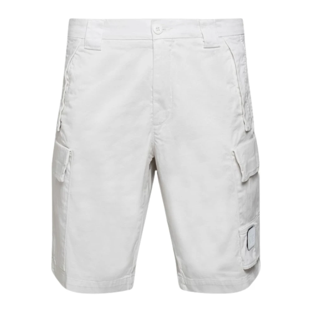 Gray Cargo Shorts with Application