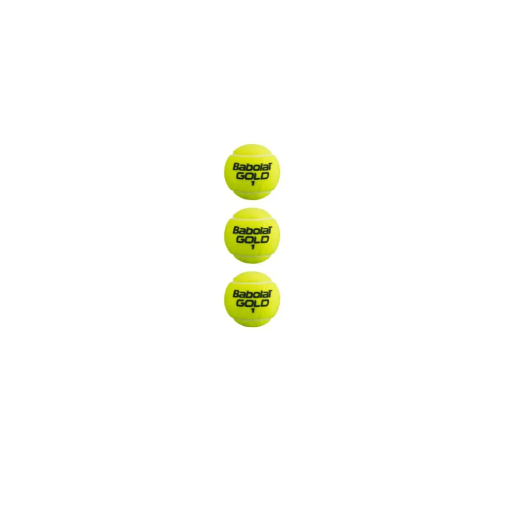 Babolat Gold Championship Green Tennis Ball Pack of 3