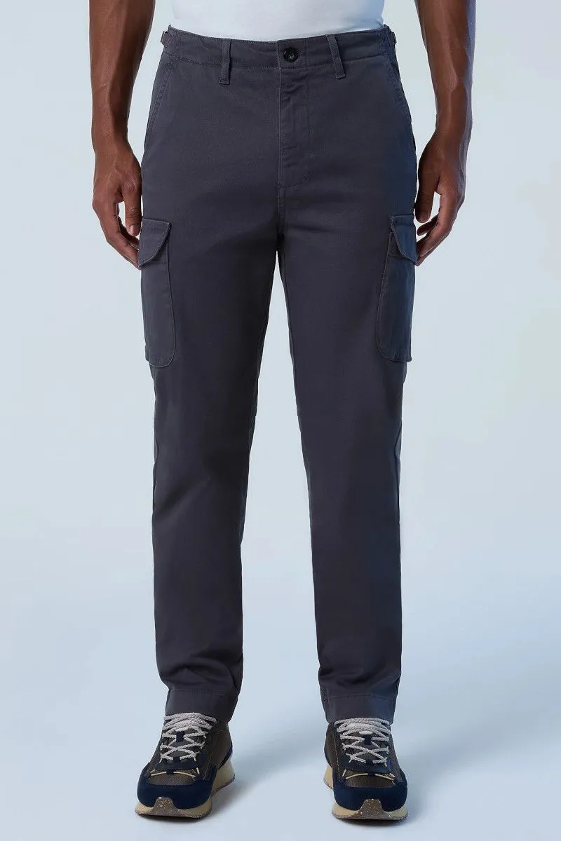 Pantalone cargo uomo grigio America