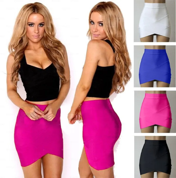 High Waist Pencil Skirts Bodycon Tight Club Wear SM6